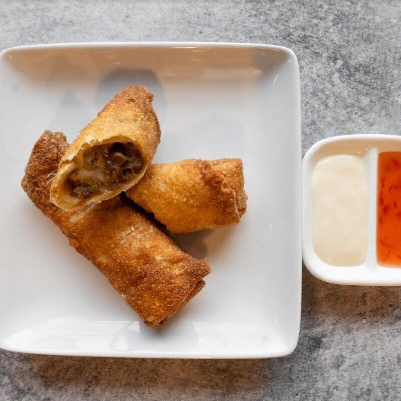 Cheese Steak Egg Rolls
