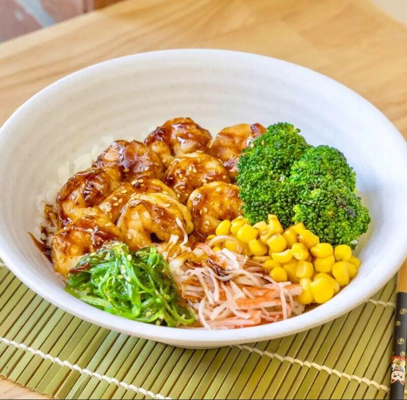 E3. Shrimp Teriyaki Bowl